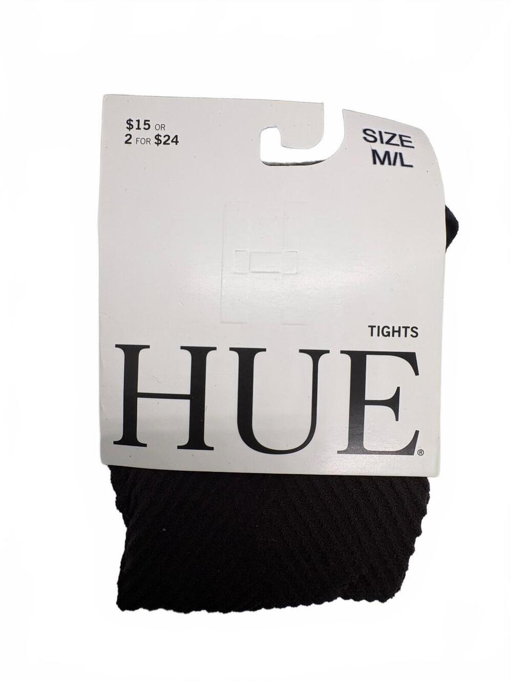HUE Chevron Texture Tights Espresso M/L